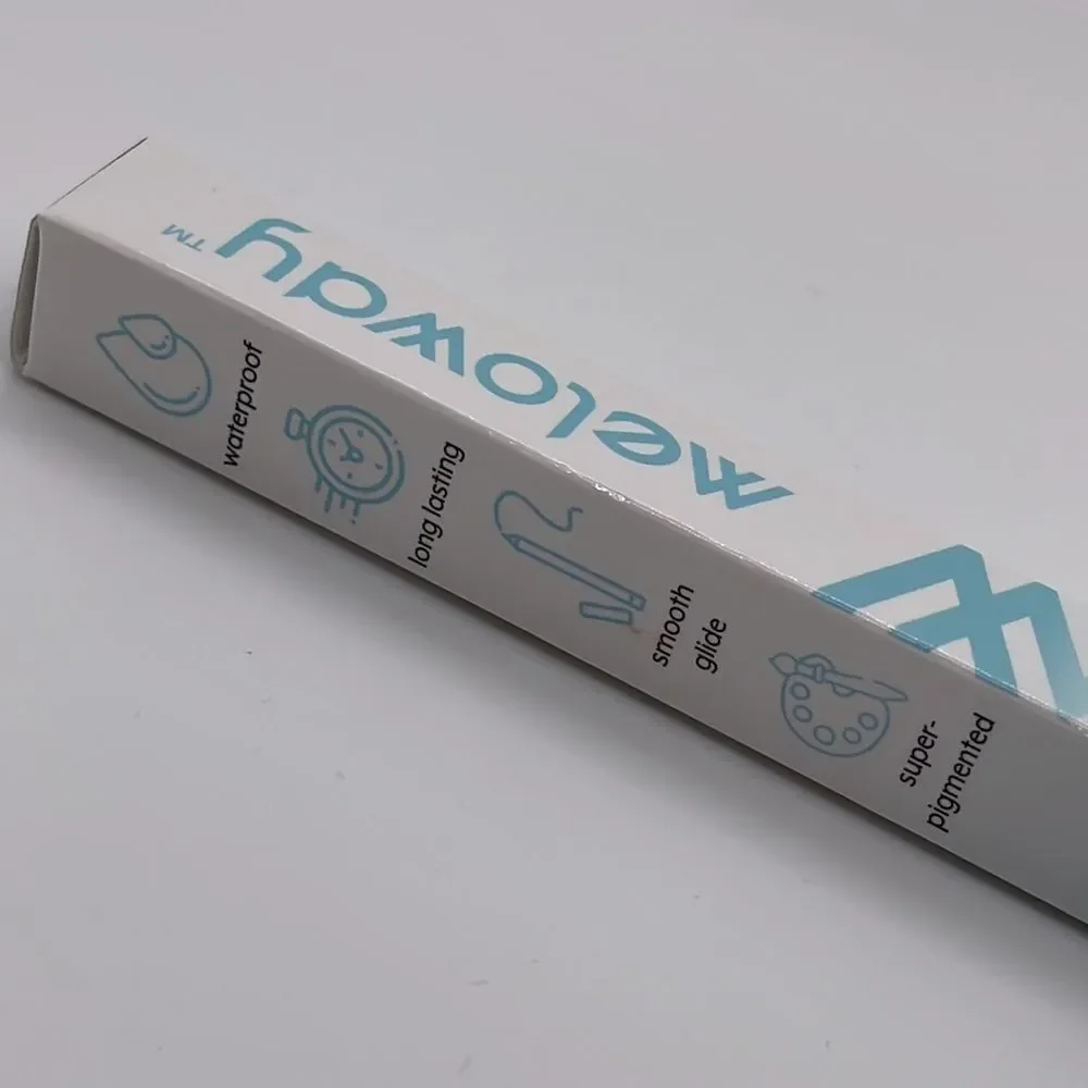 NIB Meloway Meloliner Waterproof Gel Eyeliner Pencil - Super Black